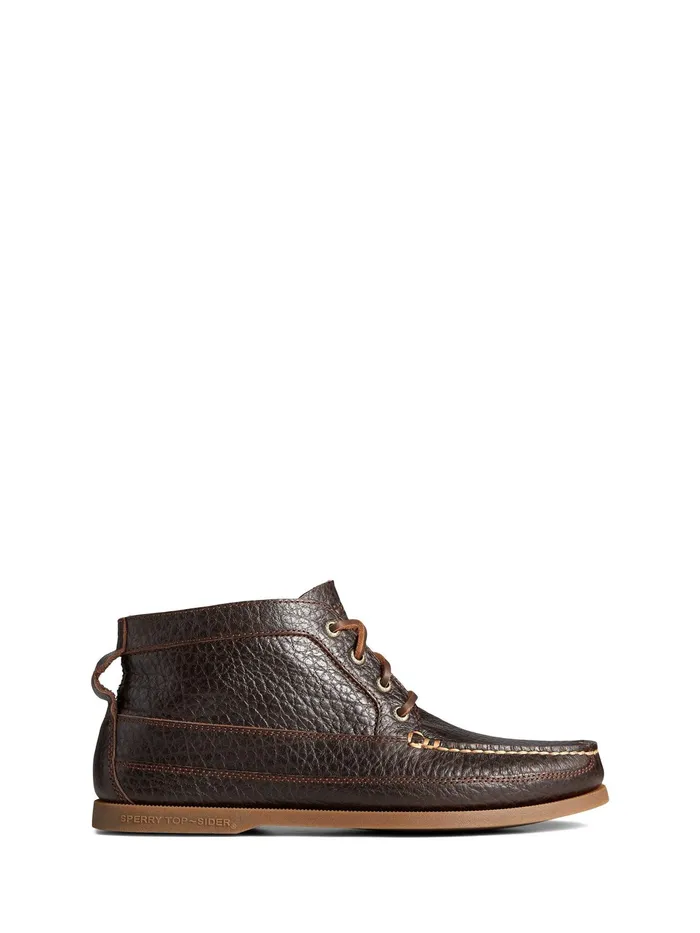 Joules Sperry Brown Authentic Original Boat Chukka Tumbled Boots Men Boots