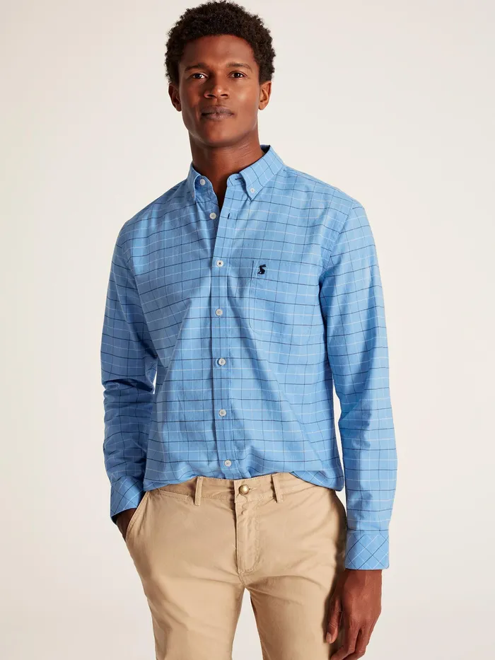 Joules Welford 8211 Blue Classic Fit Shirt Men Shirts