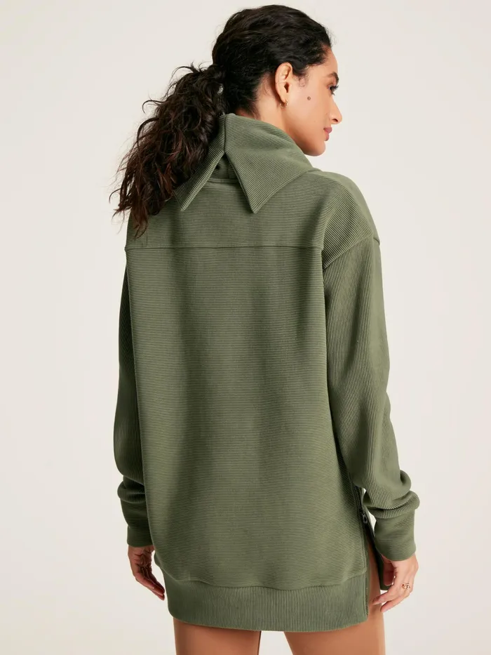 Joules Willow 8211 Green Cowl Neck Sweatshirt Women Sweatshirts and Hoodies
