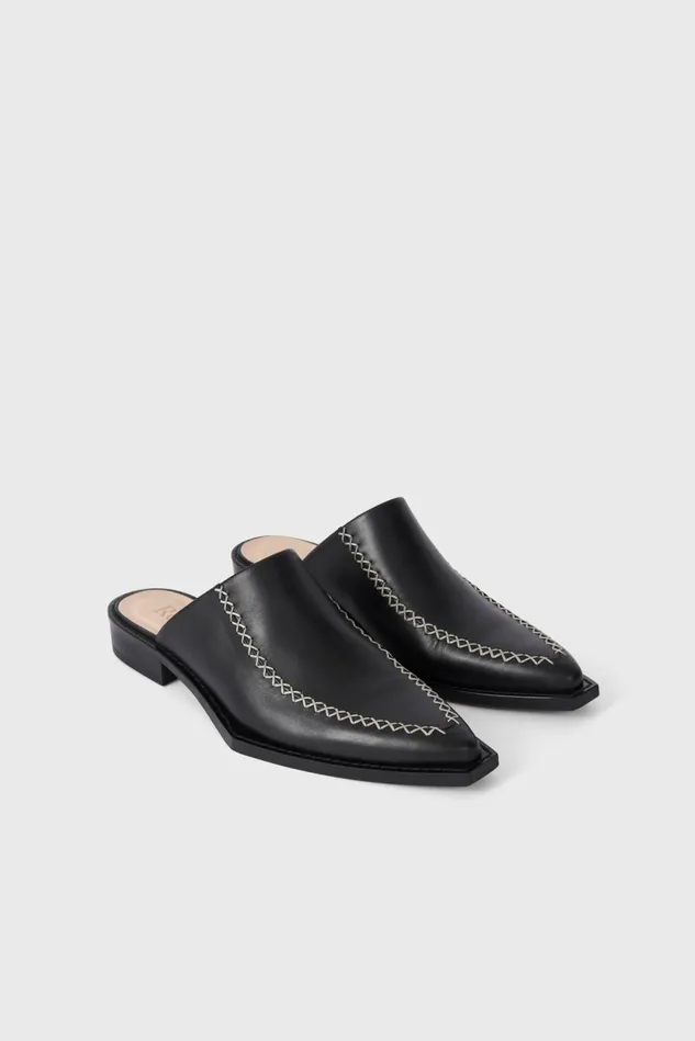 Klinte Mules Black Women Rodebjer Shoes
