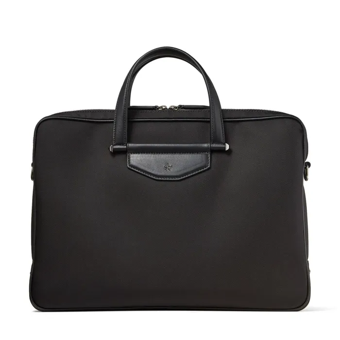Knox Black Nylon Briefcase With Gel Laptop Pocket Black Men JIMMY CHOO Bags