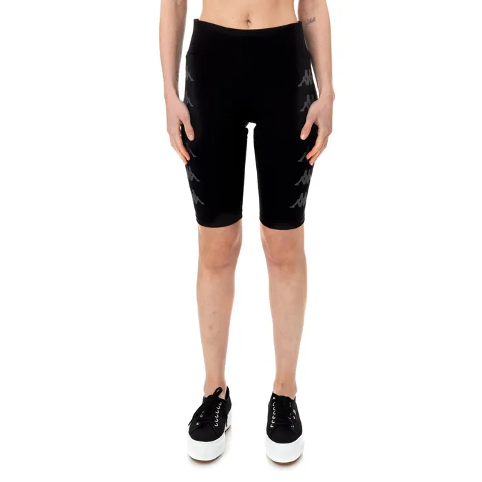 Kombat Curapi Active Shorts 8211 Black Black Kappa Womens Shorts Near Me