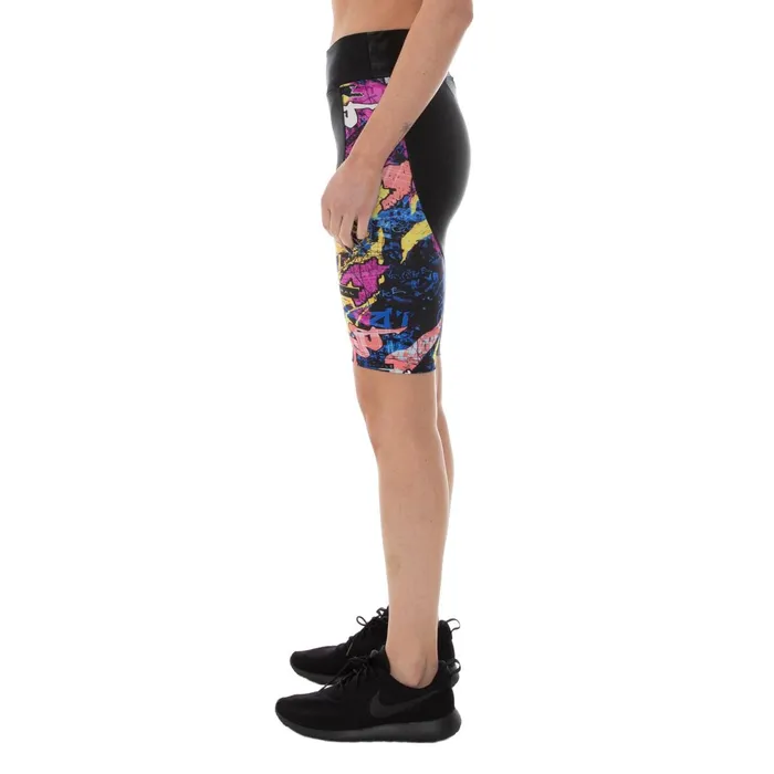 Koral X Kappa Duro High Rise Infinity Bike Shorts Black Kappa Womens Shorts On Sale