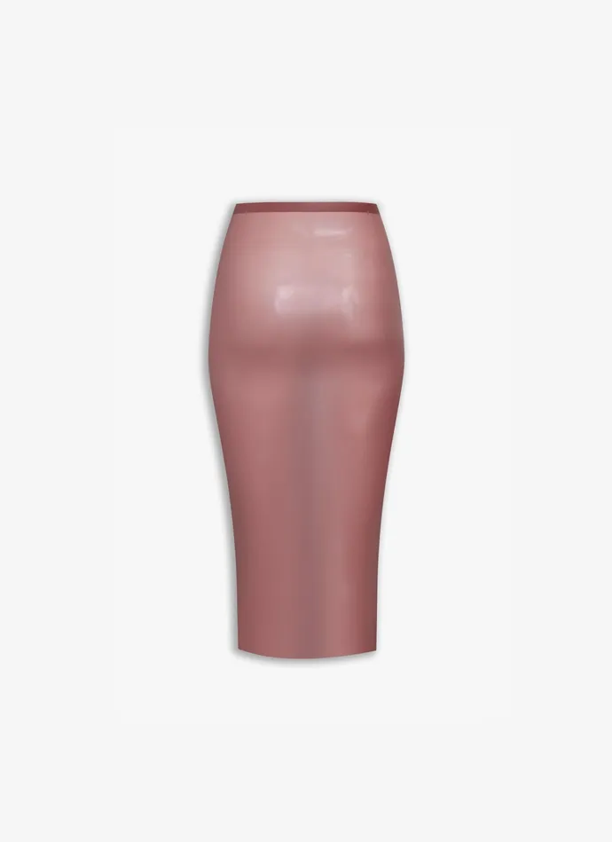 Latex Pencil Skirt Women Alaa Skirts
