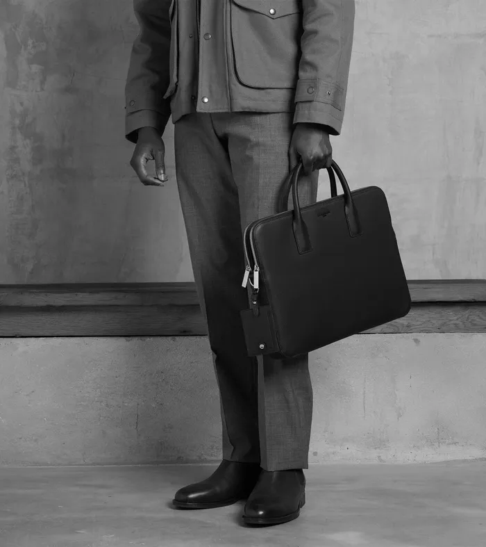 Le Tanneur Briefcases WomenMen 15034 Briefcase In Signature T Leather Black