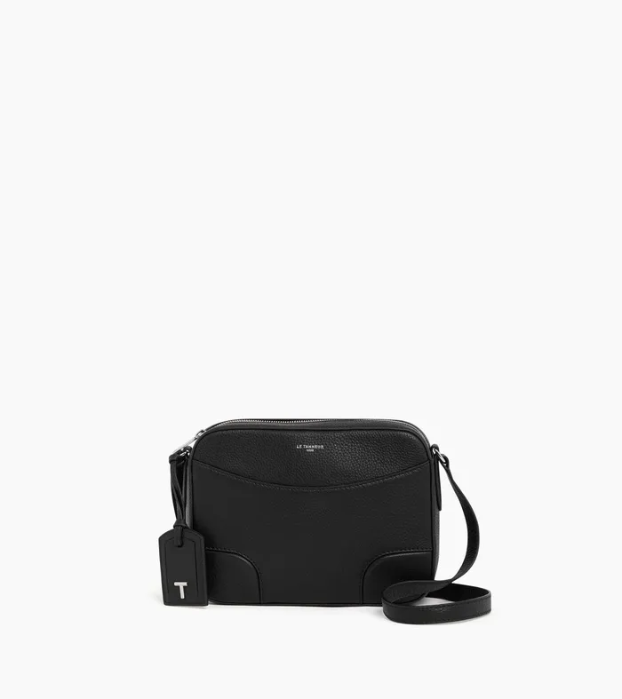 Le Tanneur Crossbody Bags Women Medium Crossbody Bag In Grained Leather Black