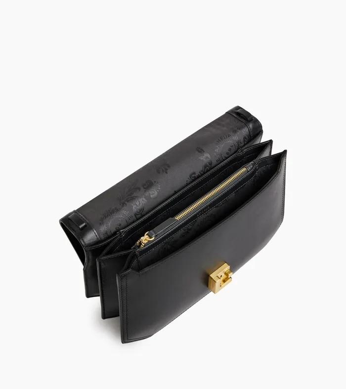 Le Tanneur Crossbody Bags Women Medium Crossbody Bag In Smooth Leather Black