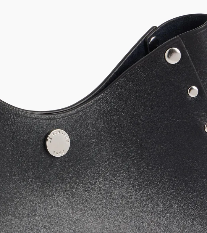 Le Tanneur Crossbody Bags Women Small Baguette Bag In Smooth Leather Black