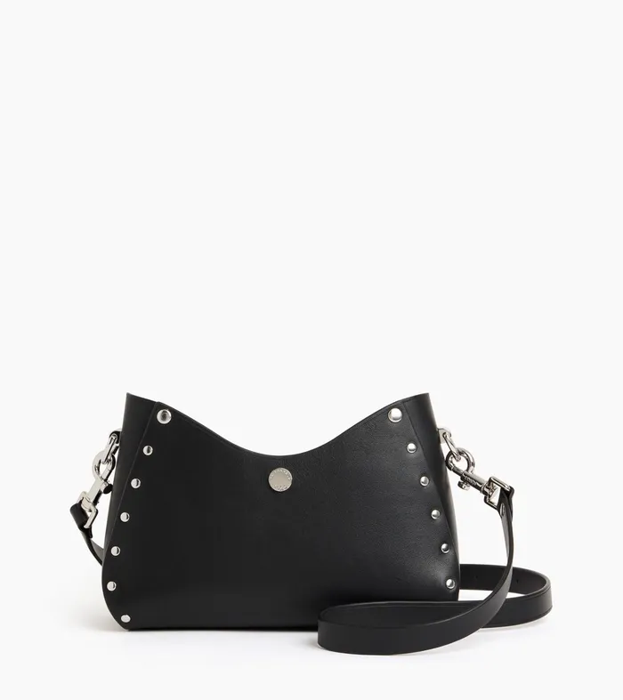 Le Tanneur Crossbody Bags Women Small Baguette Bag In Smooth Leather Black