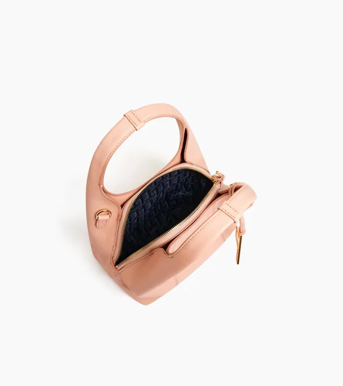 Le Tanneur Crossbody Bags Women Small Handbag In Grained Leather Powder Pink