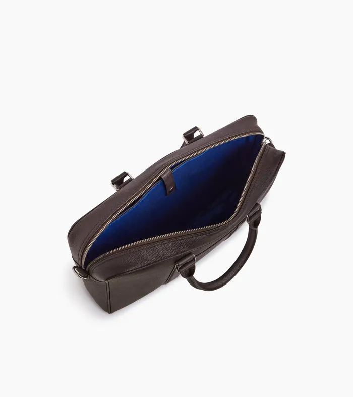 Le Tanneur Document Holders and Briefcases Men 14034 Briefcase In Grained Leather Coffee Brown
