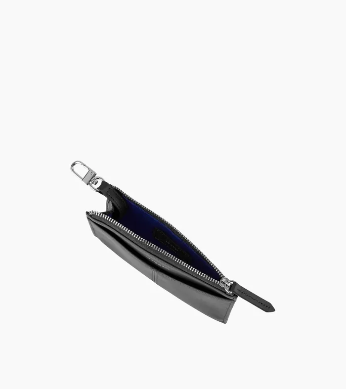 Le Tanneur Keyrings WomenMen Zipped Key Case In Smooth Leather Black