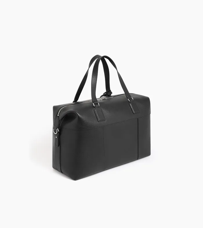 Le Tanneur Travel Bags Women 24h Travel Bag In Grained Leather Black