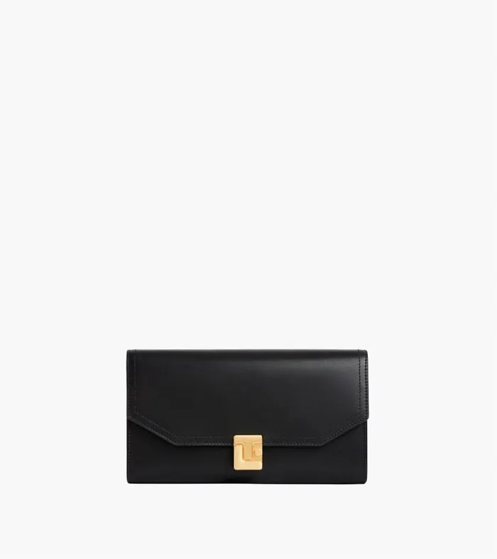 Le Tanneur Wallets Women Large Wallet In Smooth Leather Black