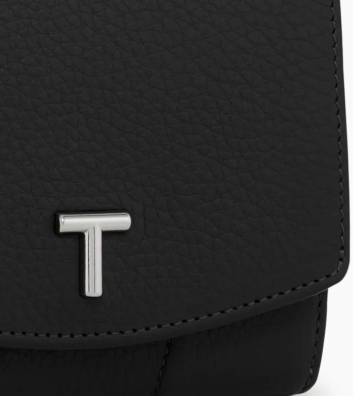 Le Tanneur Wallets Women Small Zipped Wallet In Grained Leather Black