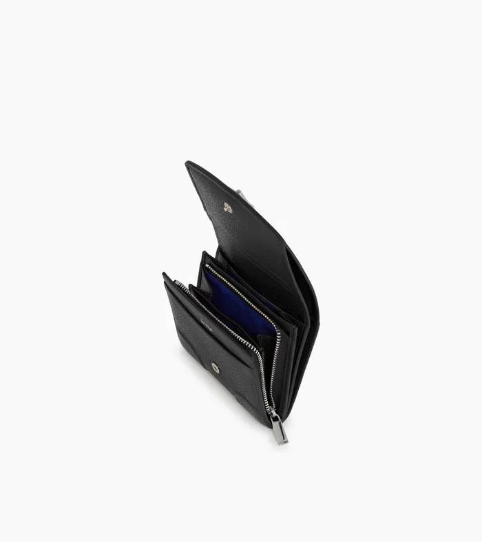 Le Tanneur Wallets Women Small Zipped Wallet In Grained Leather Black
