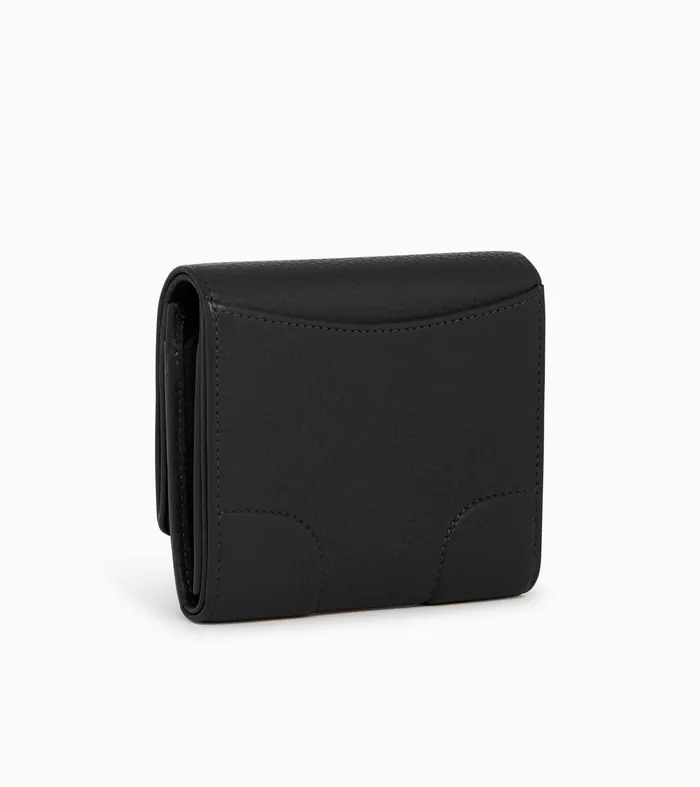 Le Tanneur Wallets Women Small Zipped Wallet In Grained Leather Black