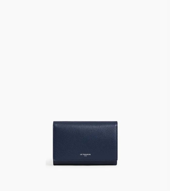 Le Tanneur Wallets Women Wallet In Grained Leather Twilight Blue