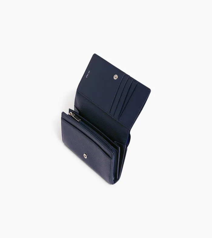 Le Tanneur Wallets Women Wallet In Grained Leather Twilight Blue