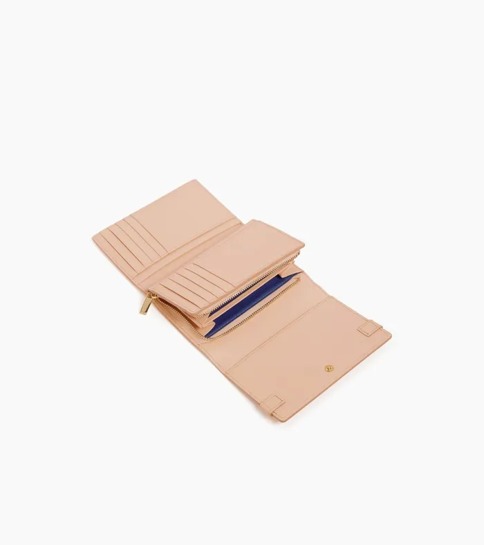 Le Tanneur Wallets Women Wallet In Signature T Leather Powder Pink