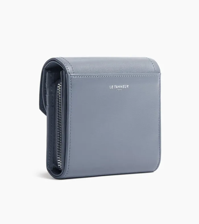 Le Tanneur Wallets Women Wallet In Smooth Leather Clay Blue