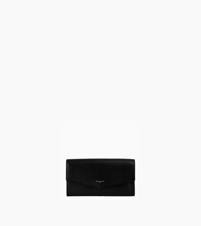 Le Tanneur Wallets Women Zipped Travel Companion In Smooth Leather Black
