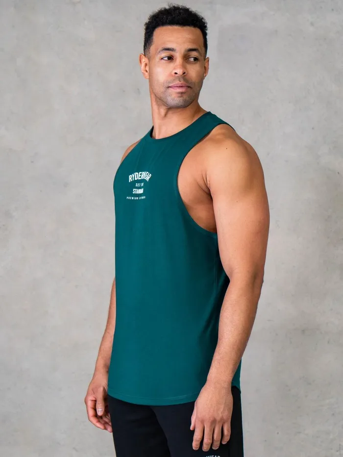 Legacy Drop Armhole Tank 8211 Emerald Men Ryderwear Tops