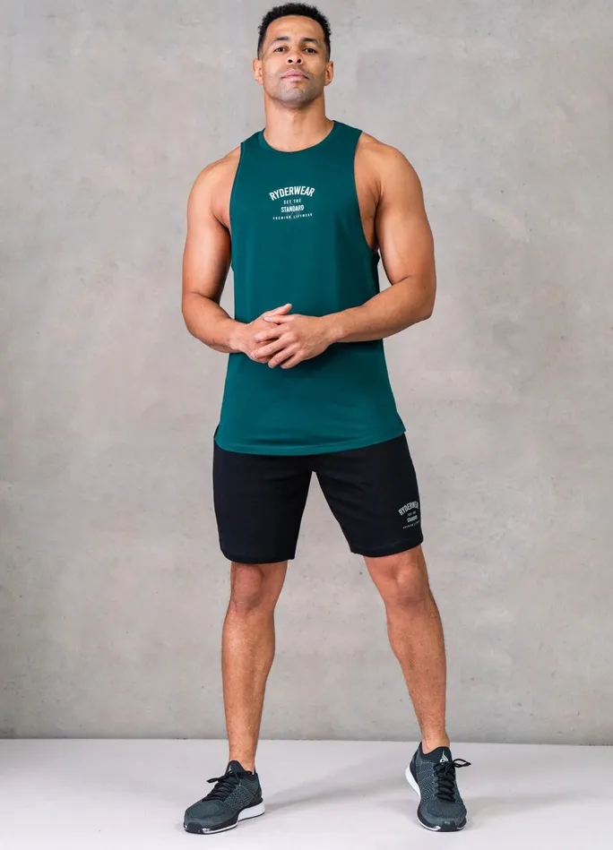 Legacy Drop Armhole Tank 8211 Emerald Men Ryderwear Tops