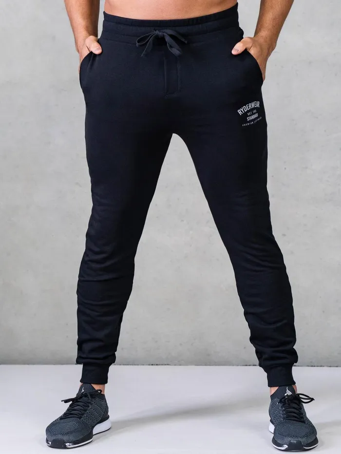 Legacy Track Pants 8211 Black Men Ryderwear Gym Pants
