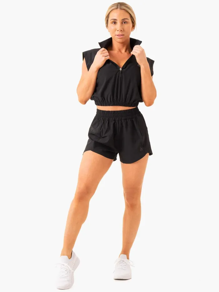 Level Up Sleeveless Training Top 8211 Black Women Ryderwear Tops