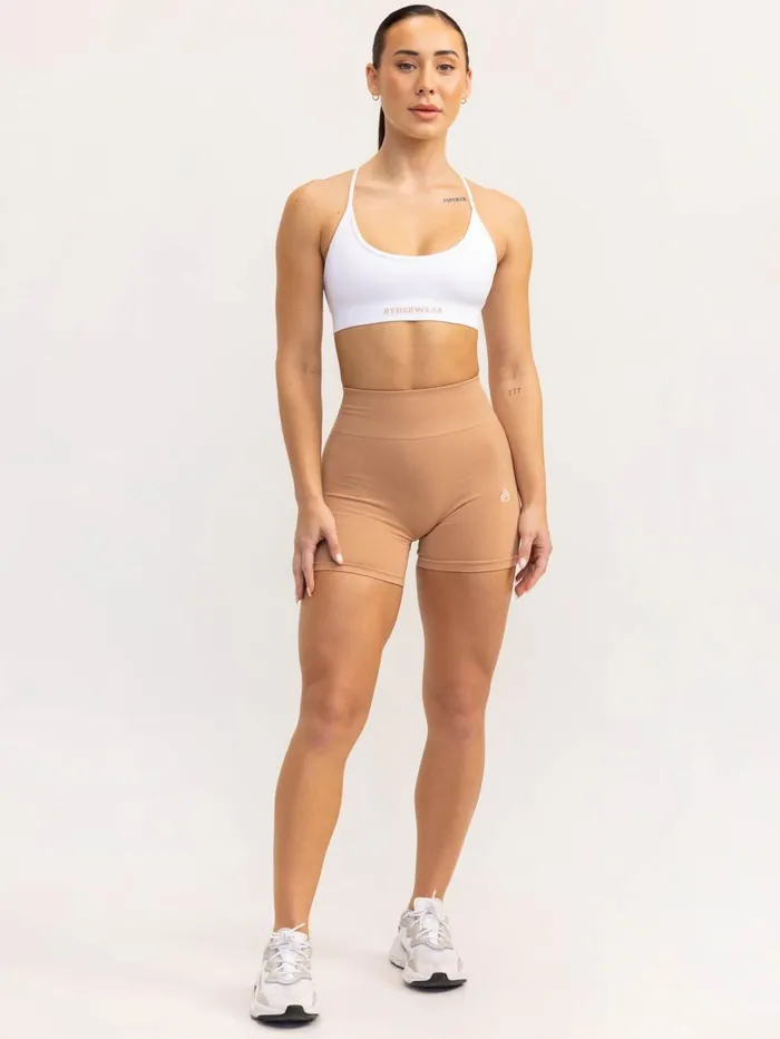 Lift 20 Seamless Sports Bra 8211 White Women Ryderwear Sports Bras