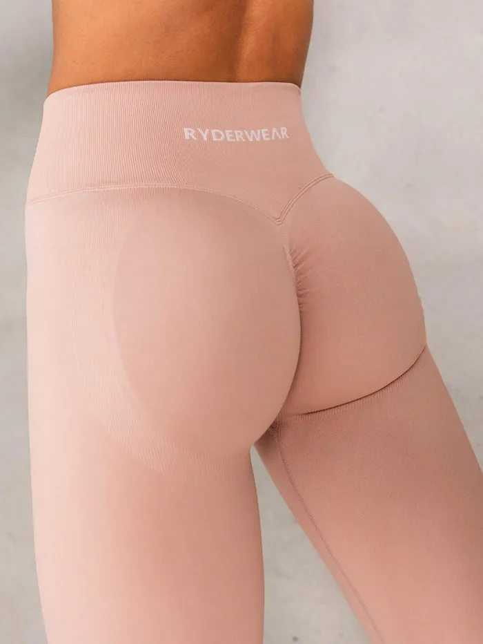 Lift BBL Scrunch Seamless Leggings 8211 Biscotti Women Ryderwear Leggings