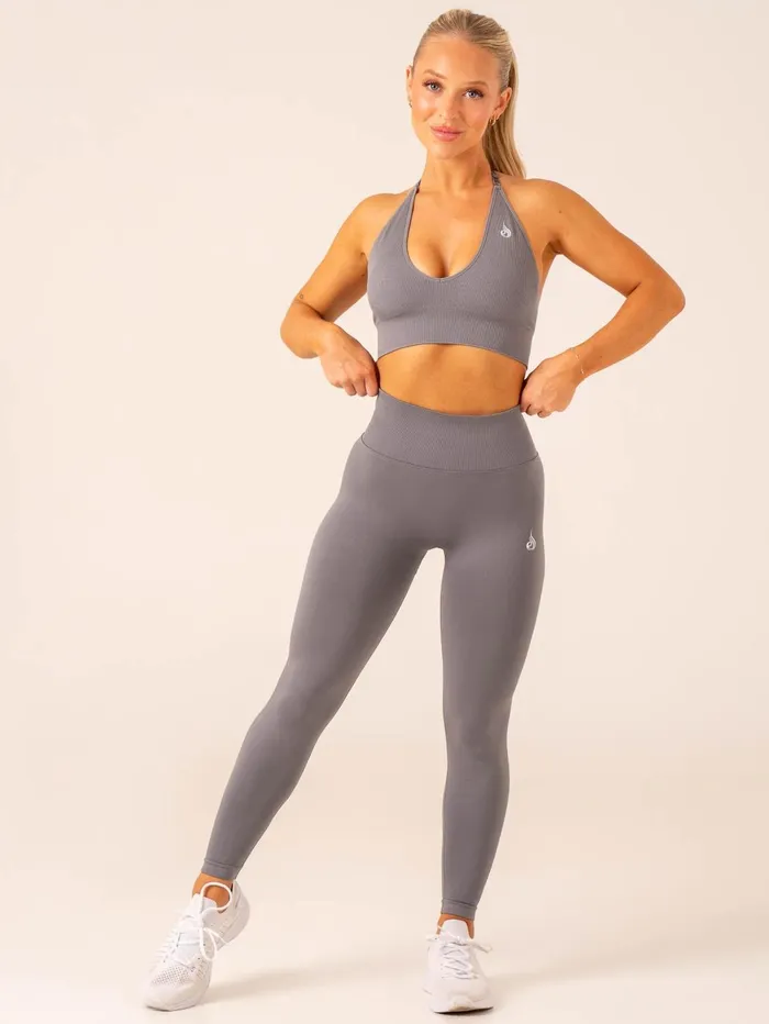 Lift BBL Scrunch Seamless Leggings 8211 Charcoal Women Ryderwear Leggings