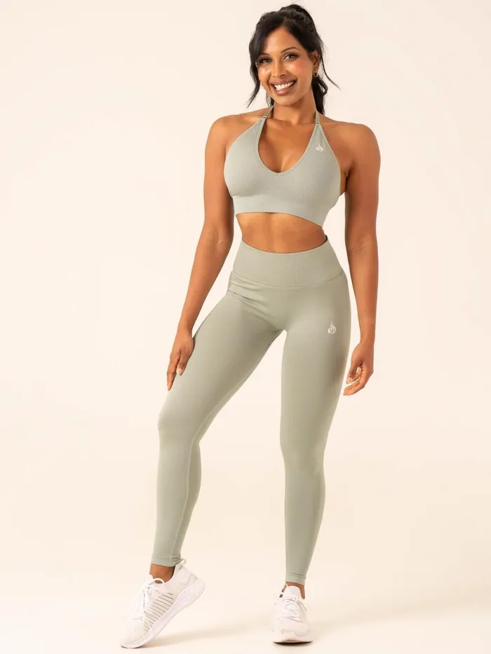 Lift BBL Scrunch Seamless Leggings 8211 Sage Women Ryderwear Leggings