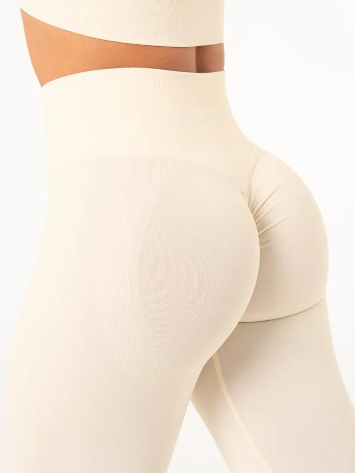 Lift BBL Scrunch Seamless Leggings 8211 Vanilla Women Ryderwear Leggings