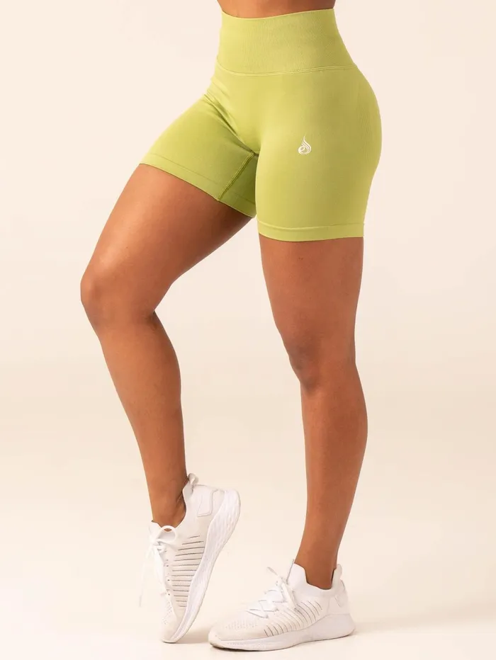 Lift BBL Scrunch Seamless Shorts 8211 Olive Women Ryderwear Gym Shorts