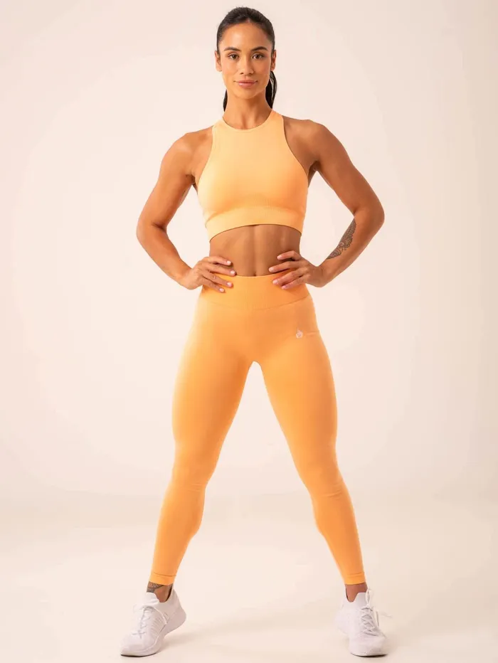 Lift Seamless High Neck Sports Bra 8211 Mango Women Ryderwear Sports Bras