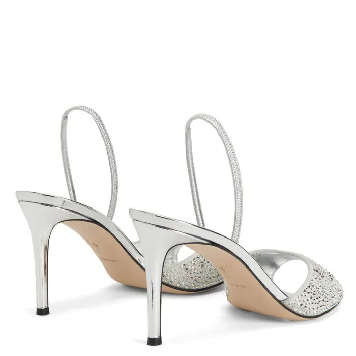Lilibeth Starlight Silver Women Giuseppe Zanotti Sandals