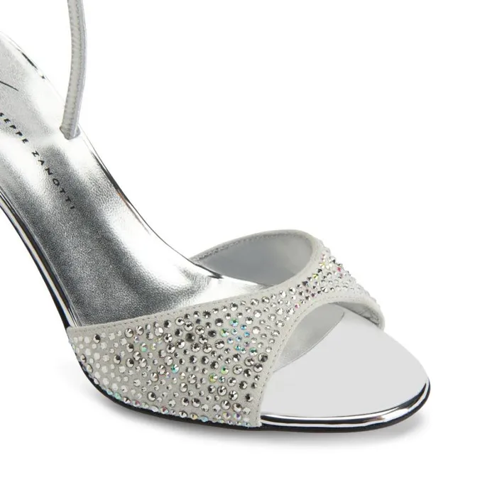 Lilibeth Starlight Silver Women Giuseppe Zanotti Sandals