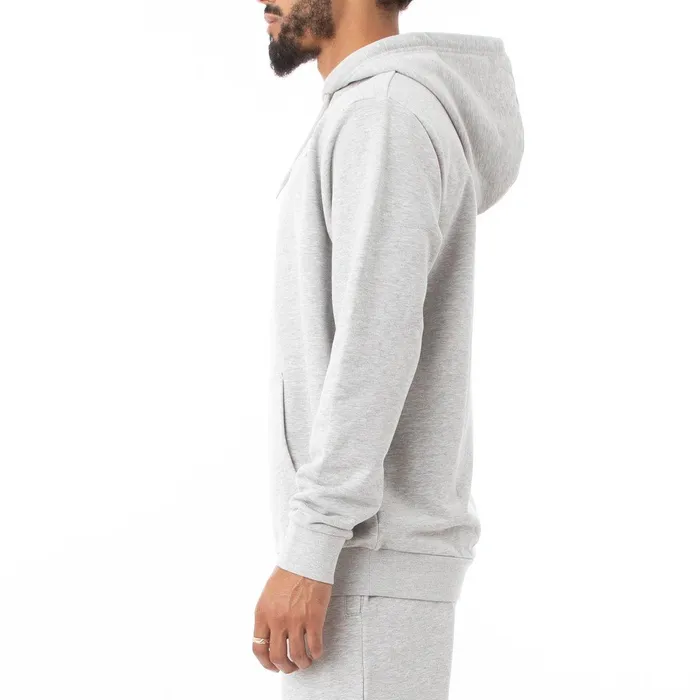 Logo Fleece Caiok Hoodie 8211 Grey Md Mel Grey Md Mel Kappa Mens Retro Sport