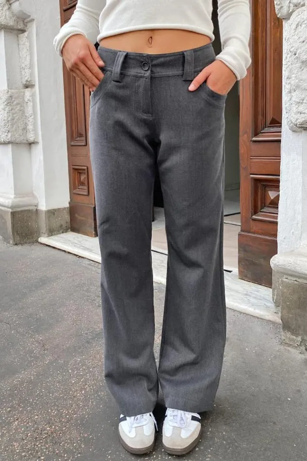Low Waist Pants Women Subdued Pants