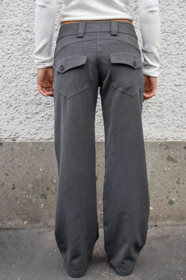 Low Waist Pants Women Subdued Pants