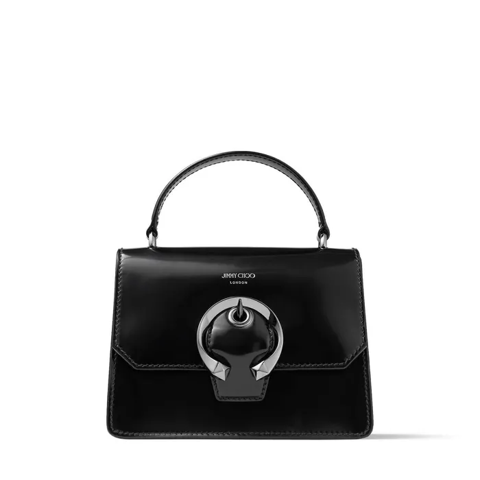 Madeline SatchelS Black Spazzolato Satchel With Metal Buckle Black Women JIMMY CHOO Mini Bags Madeline SatchelS Black Spazzolato Satchel With Metal Buckle Black Women JIMMY CHOO Mini Bags