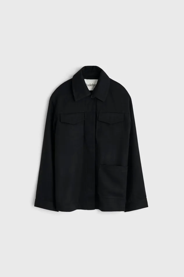 Marmise Tactile Jacket Black Women Rodebjer Shirts and Blouses