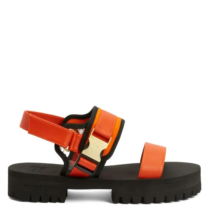 Mederic Orange Men Giuseppe Zanotti Shoes