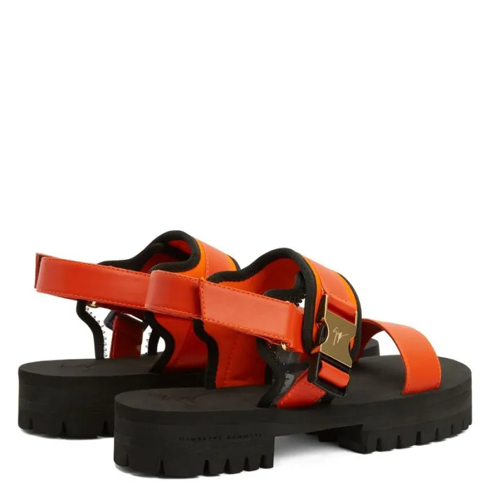 Mederic Orange Men Giuseppe Zanotti Shoes