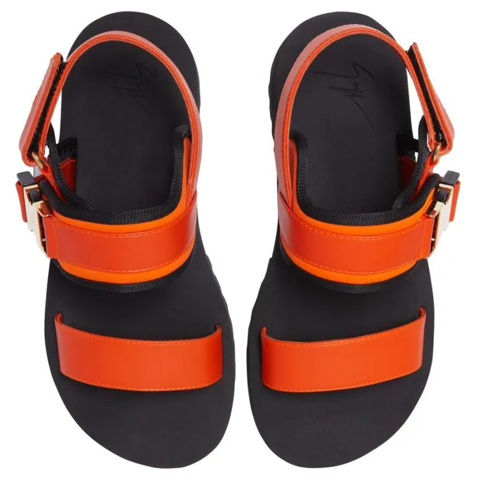Mederic Orange Men Giuseppe Zanotti Shoes