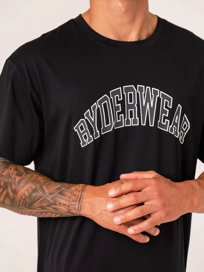 Men039s Collegiate TShirt 8211 Black Men Ryderwear TShirts