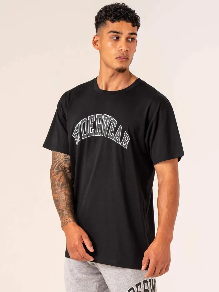 Men039s Collegiate TShirt 8211 Black Men Ryderwear TShirts