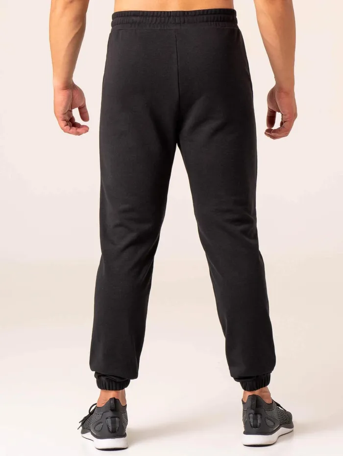 Men039s Collegiate Track Pant 8211 Black Men Ryderwear Gym Pants